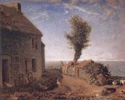 Jean Francois Millet, End of the Hamlet of Gruchy
